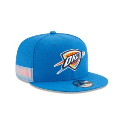 Sapca New Era Oklahoma City Thunder NBA Clear Feature 9FIFTY Snapback - Albastri